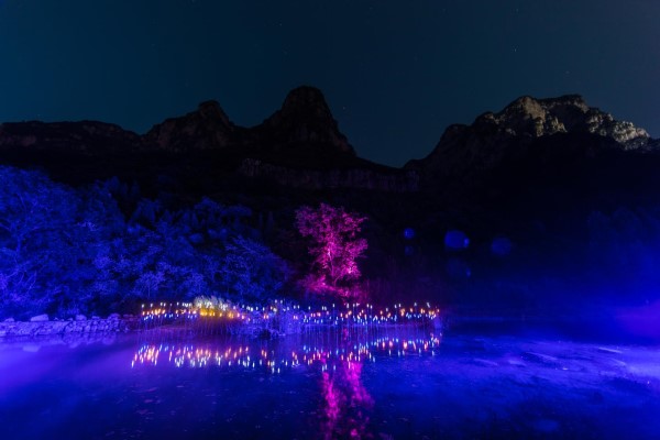 迷离仙境 神奇场景 云台山大型实景灯光夜游项目 云溪夜游 7月6日盛大开景 河南省文化和旅游手机报