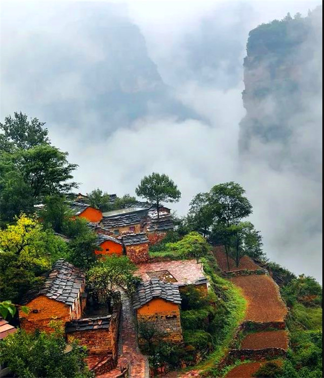 太行山上的最美村落朝阳村