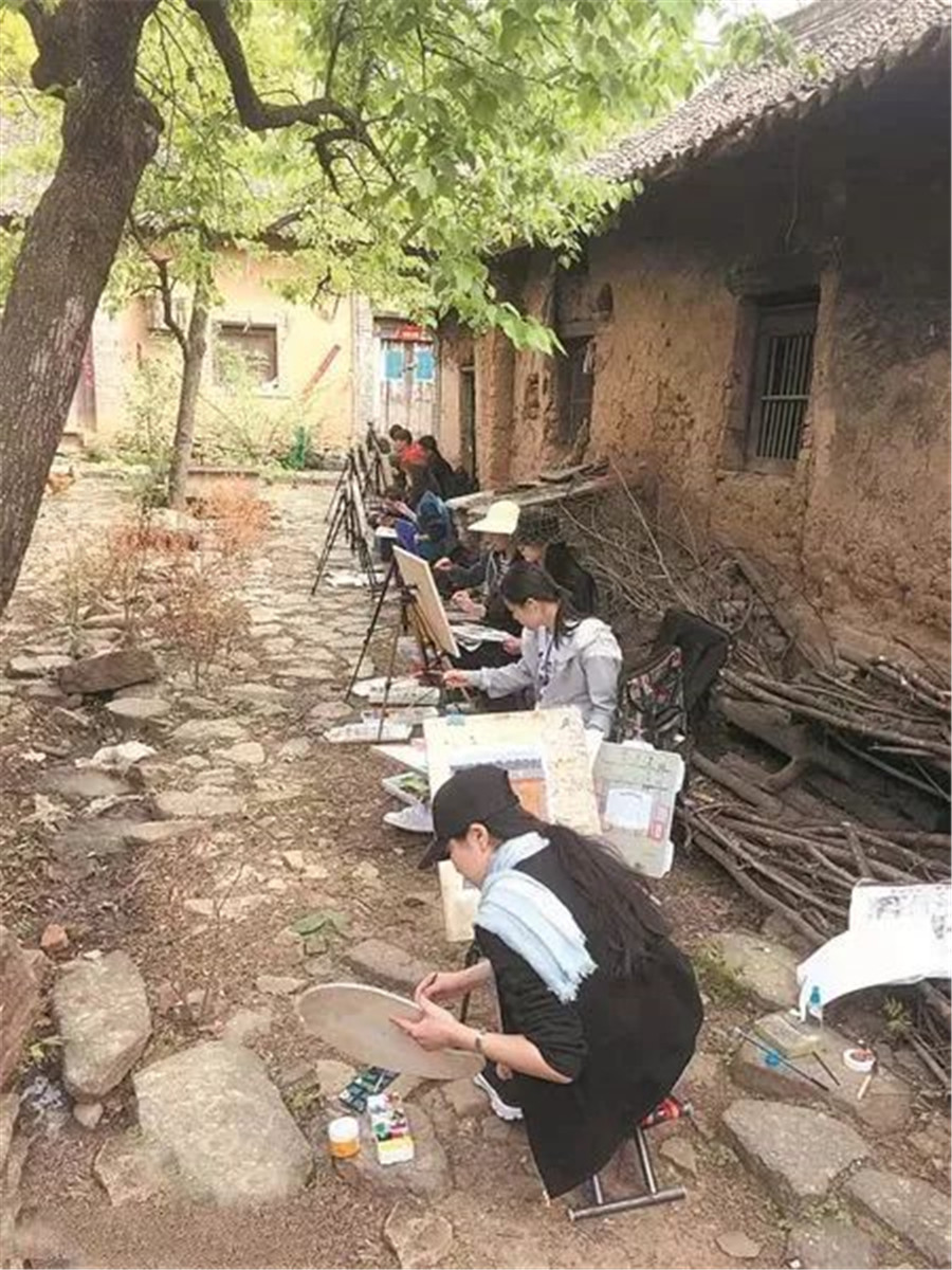 洛阳三合村:一支"画笔"打造手绘小镇,带富贫困山村-河南省文化和旅游